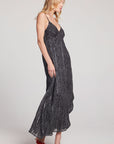 Kiss Licorice Leopard Slip Dress Womens chaserbrand