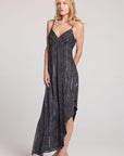 Kiss Licorice Leopard Slip Dress Womens chaserbrand