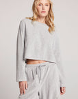 Impala Light Heather Grey Long Sleeve Tee Womens chaserbrand