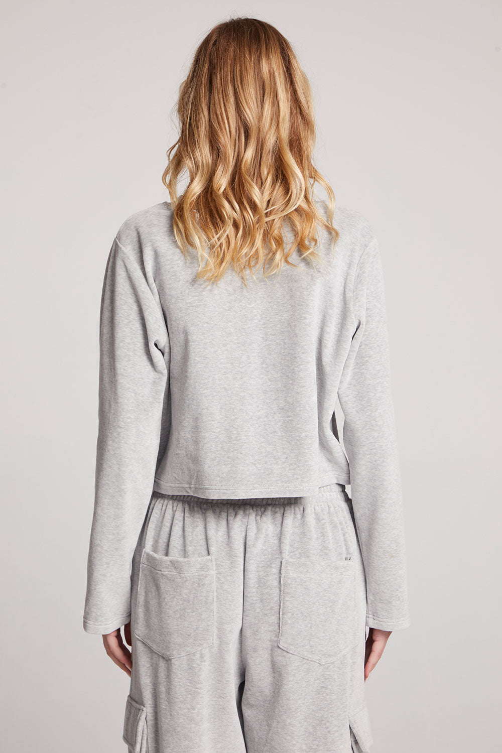 Impala Light Heather Grey Long Sleeve Tee Womens chaserbrand