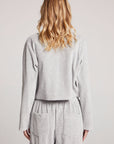 Impala Light Heather Grey Long Sleeve Tee Womens chaserbrand