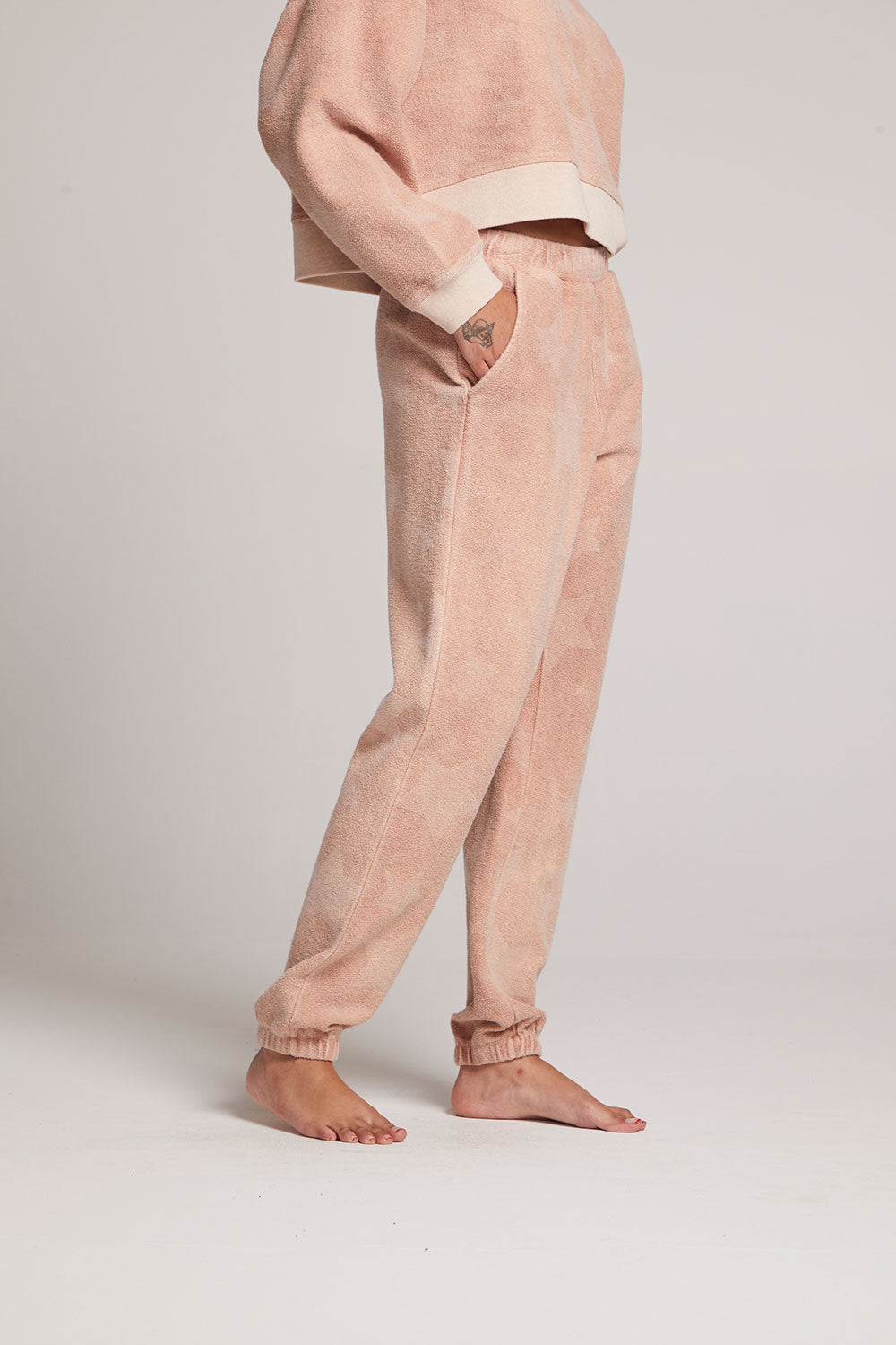 Mission Pink Star Joggers Womens chaserbrand