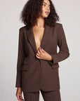 Chalette Coco Brown Jacket Womens chaserbrand