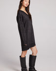 Ellison Licorice Mini Dress Womens chaserbrand