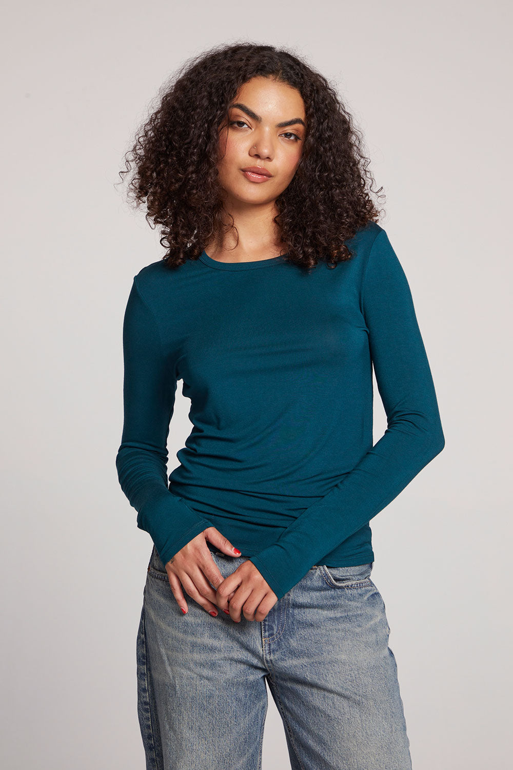 Reeves Dark Sea Long Sleeve Womens chaserbrand