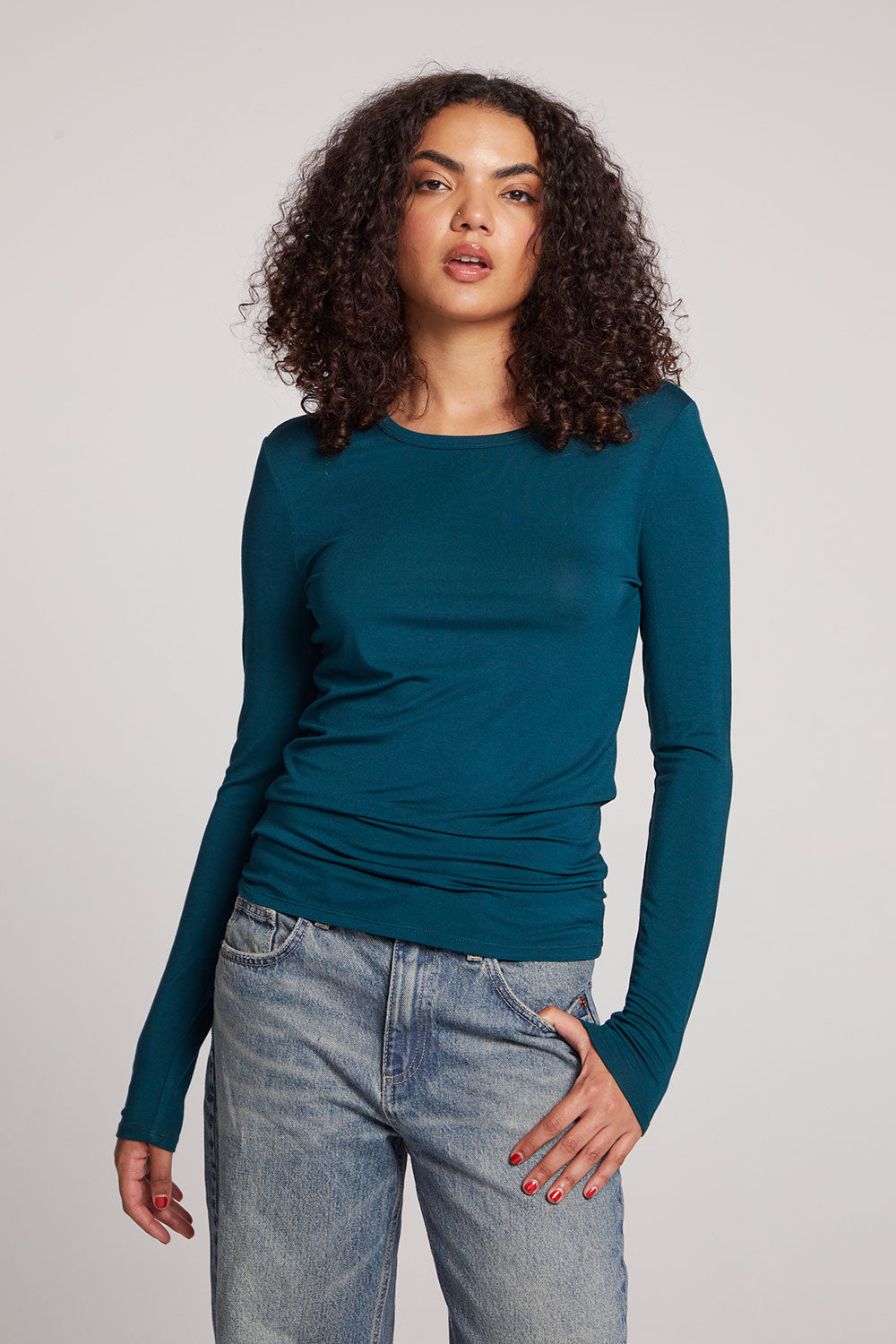 Reeves Dark Sea Long Sleeve Womens chaserbrand