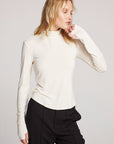 Vicente Starry White Long Sleeve Womens chaserbrand