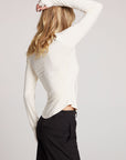 Vicente Starry White Long Sleeve Womens chaserbrand