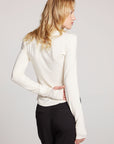 Vicente Starry White Long Sleeve Womens chaserbrand