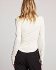 Vicente Starry White Long Sleeve Womens chaserbrand