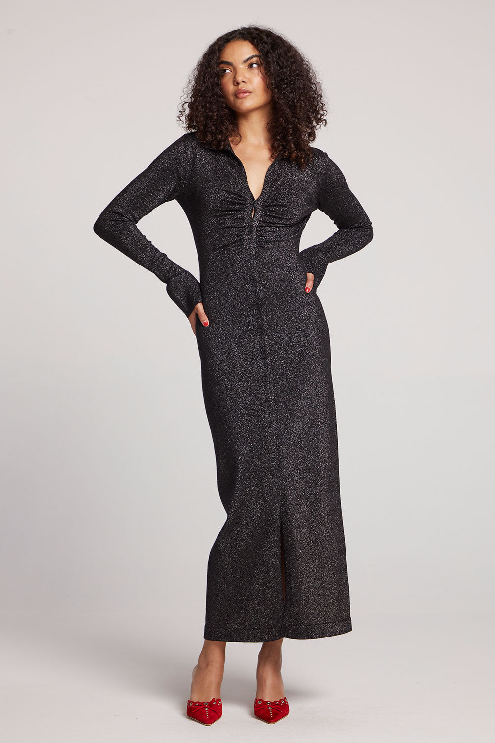 Fawn Licorice Maxi Dress Womens chaserbrand