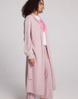 Eveee Mauve Rose Maxi Cardigan Womens chaserbrand