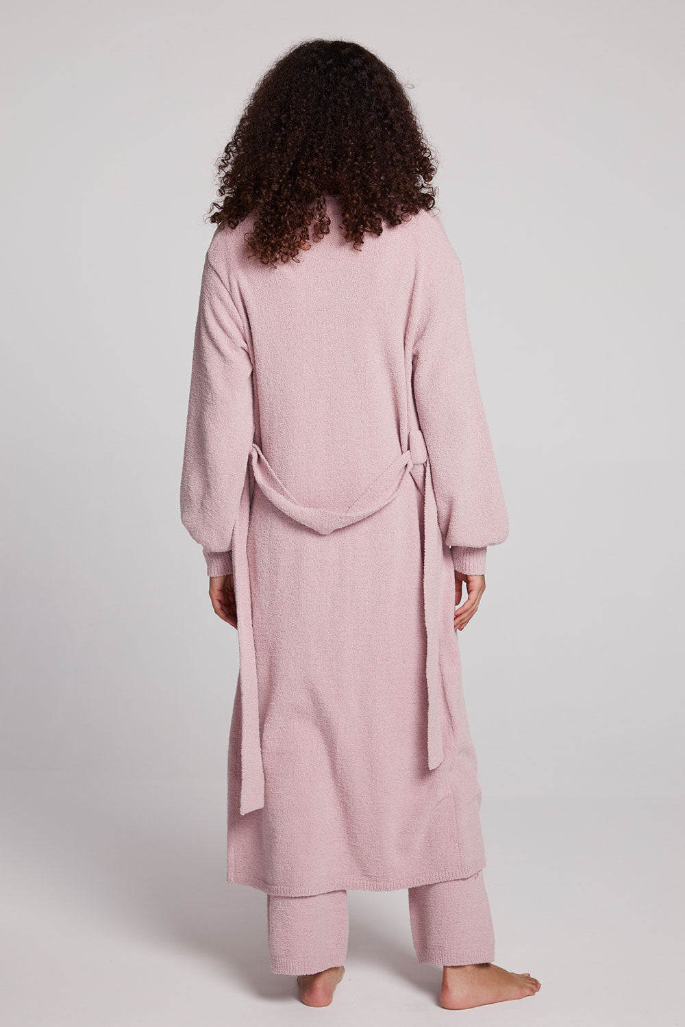 Eveee Mauve Rose Maxi Cardigan Womens chaserbrand