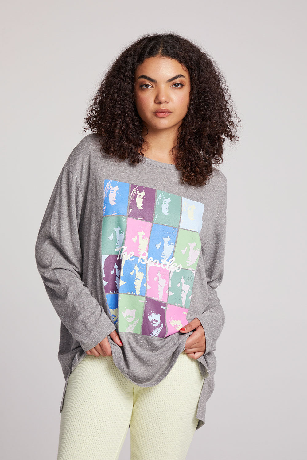 The Beatles Vintage Collage Long Sleeve Womens chaserbrand