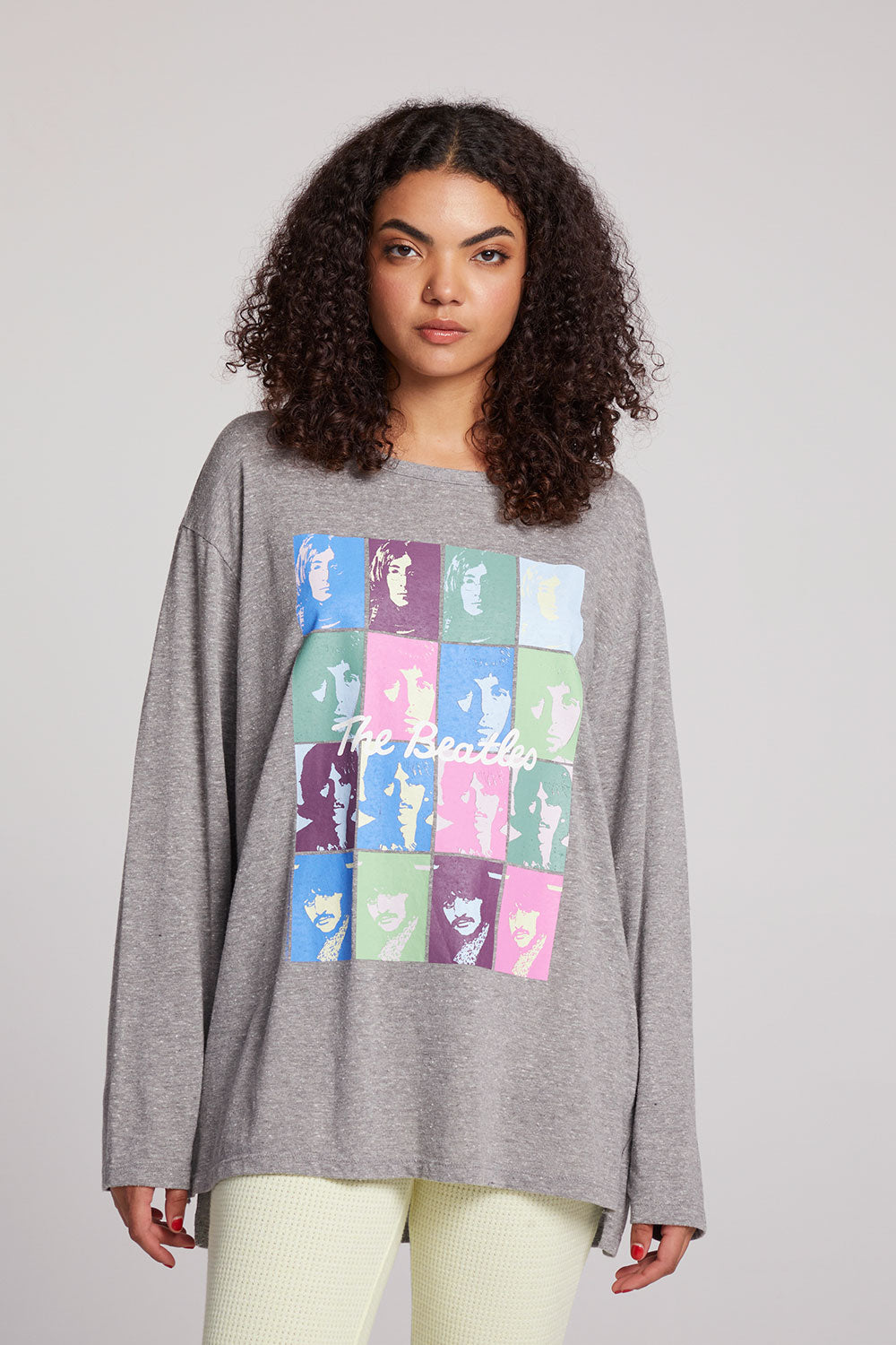The Beatles Vintage Collage Long Sleeve Womens chaserbrand