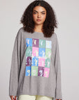 The Beatles Vintage Collage Long Sleeve Womens chaserbrand