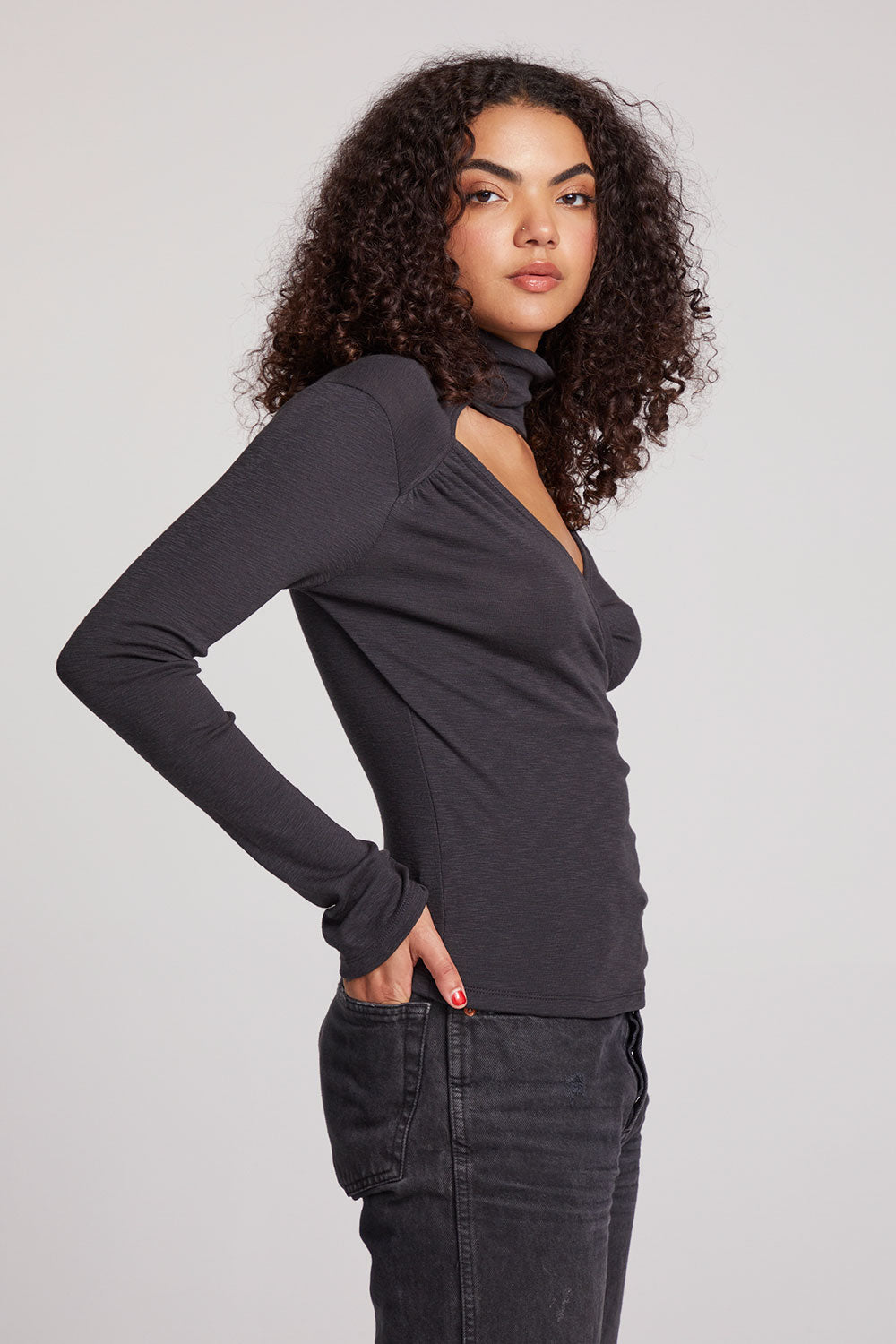 Wylie Licorice Long Sleeve Womens chaserbrand