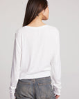 Brady White Button Up Pullover Womens chaserbrand