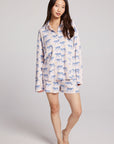 Leopard Magic Button Down Womens chaserbrand