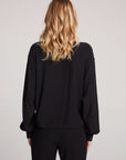 Silver Foil Hearts Long Sleeve Womens chaserbrand