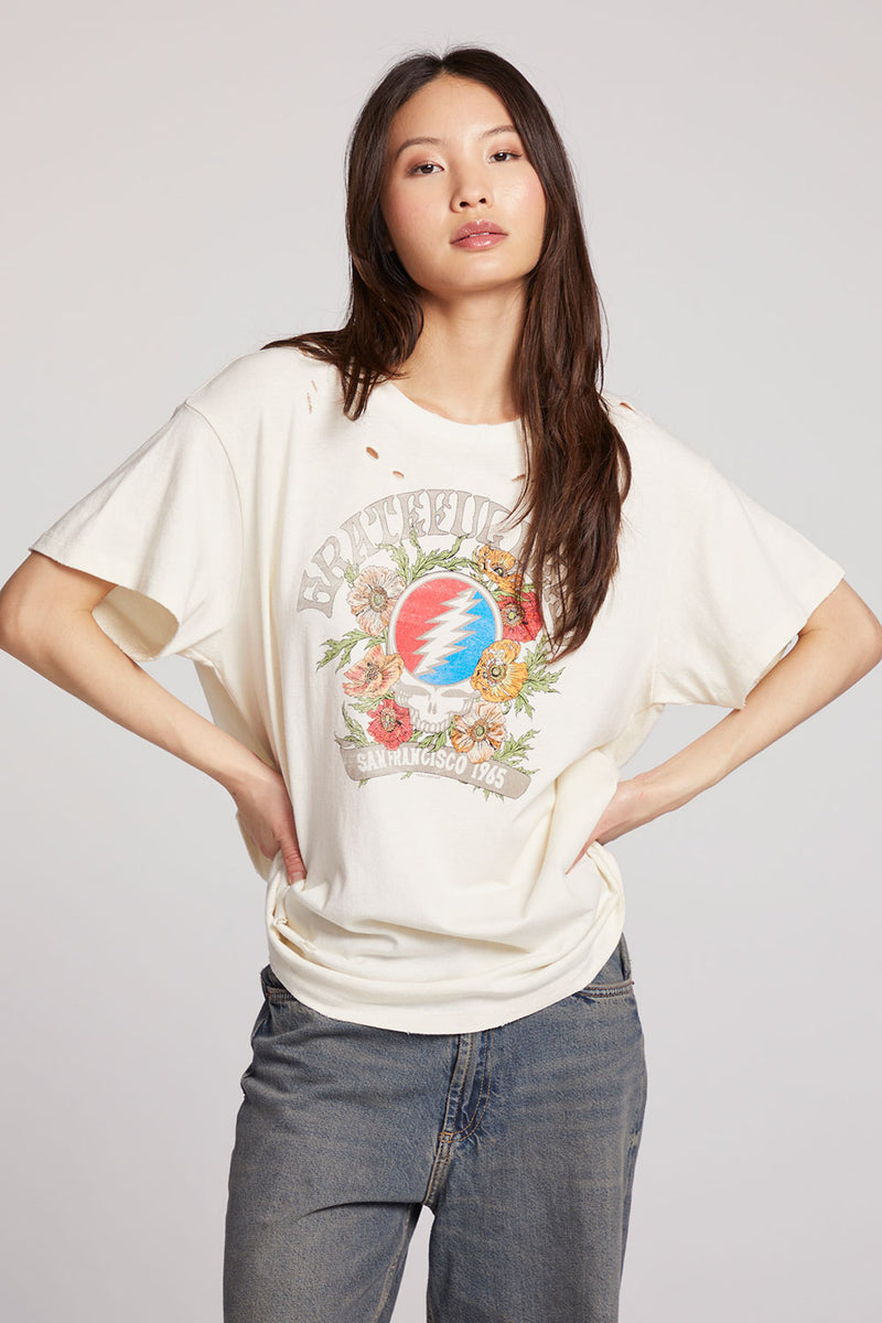 【VINTAGE】GRATEFUL DEAD 五分袖Tシャツ CWA410-GRD525-