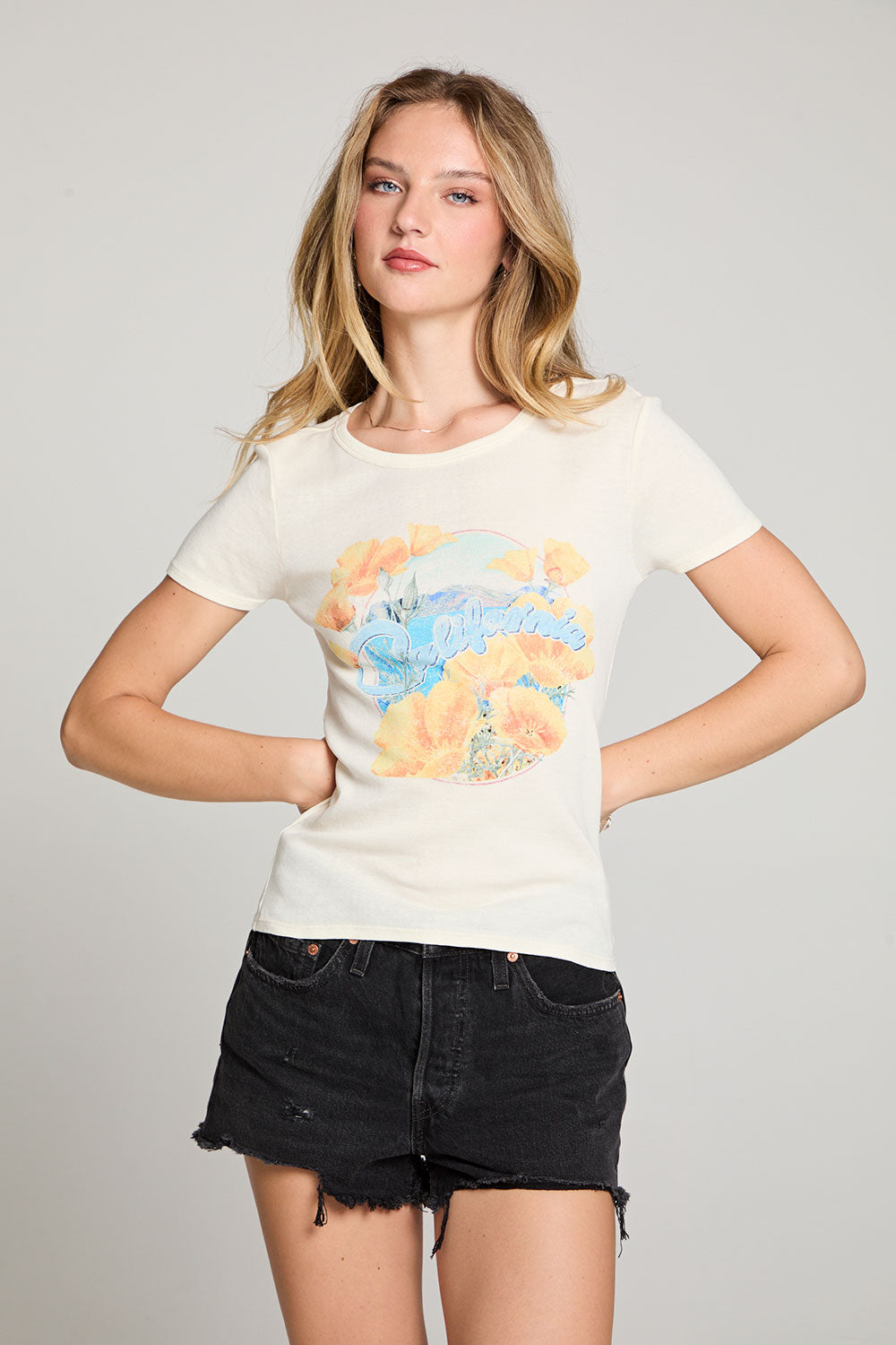 California Poppies Issaa Tee WOMENS chaserbrand