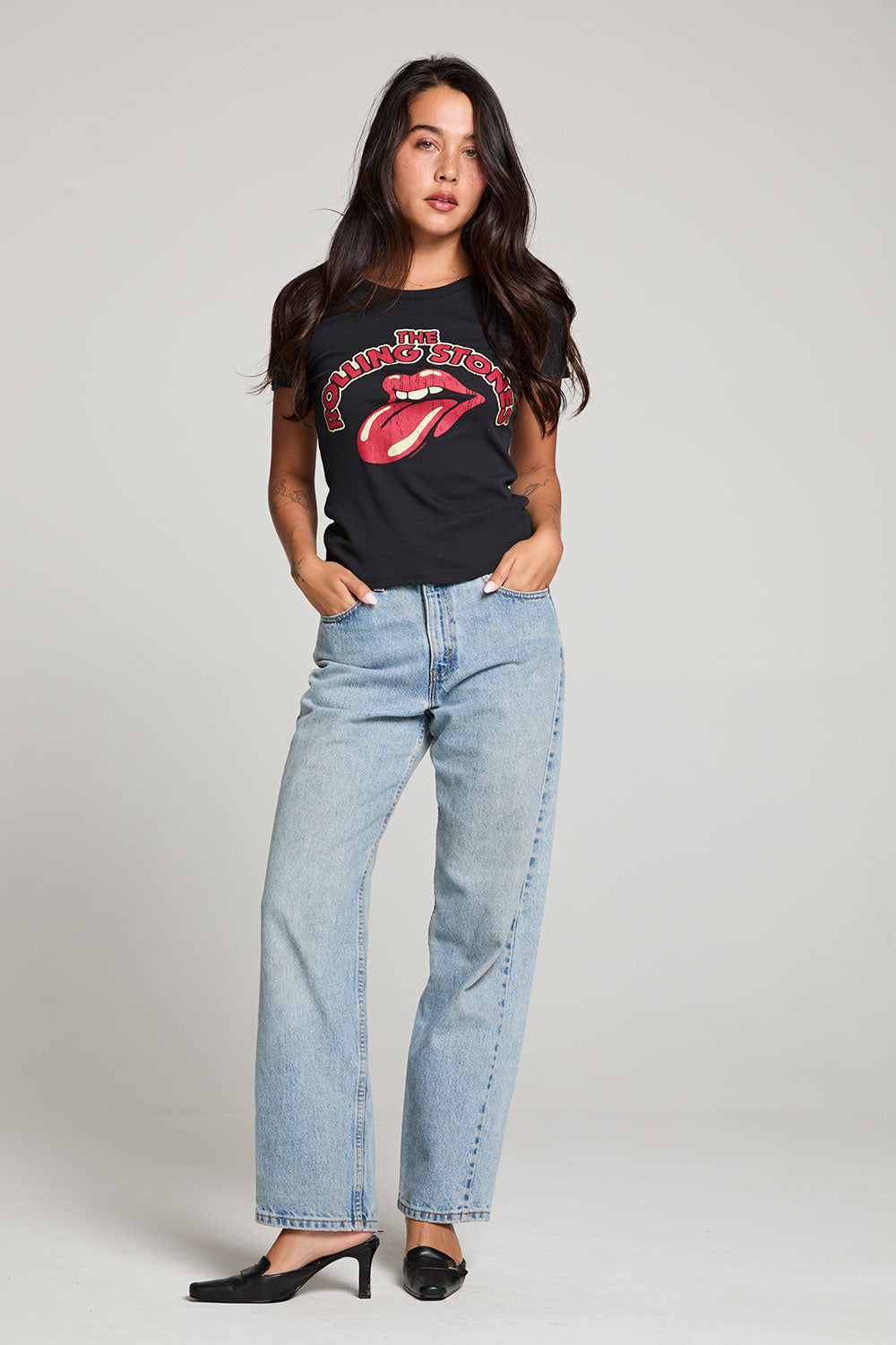 Rolling Stones Classic Logo Issaa Tee WOMENS chaserbrand