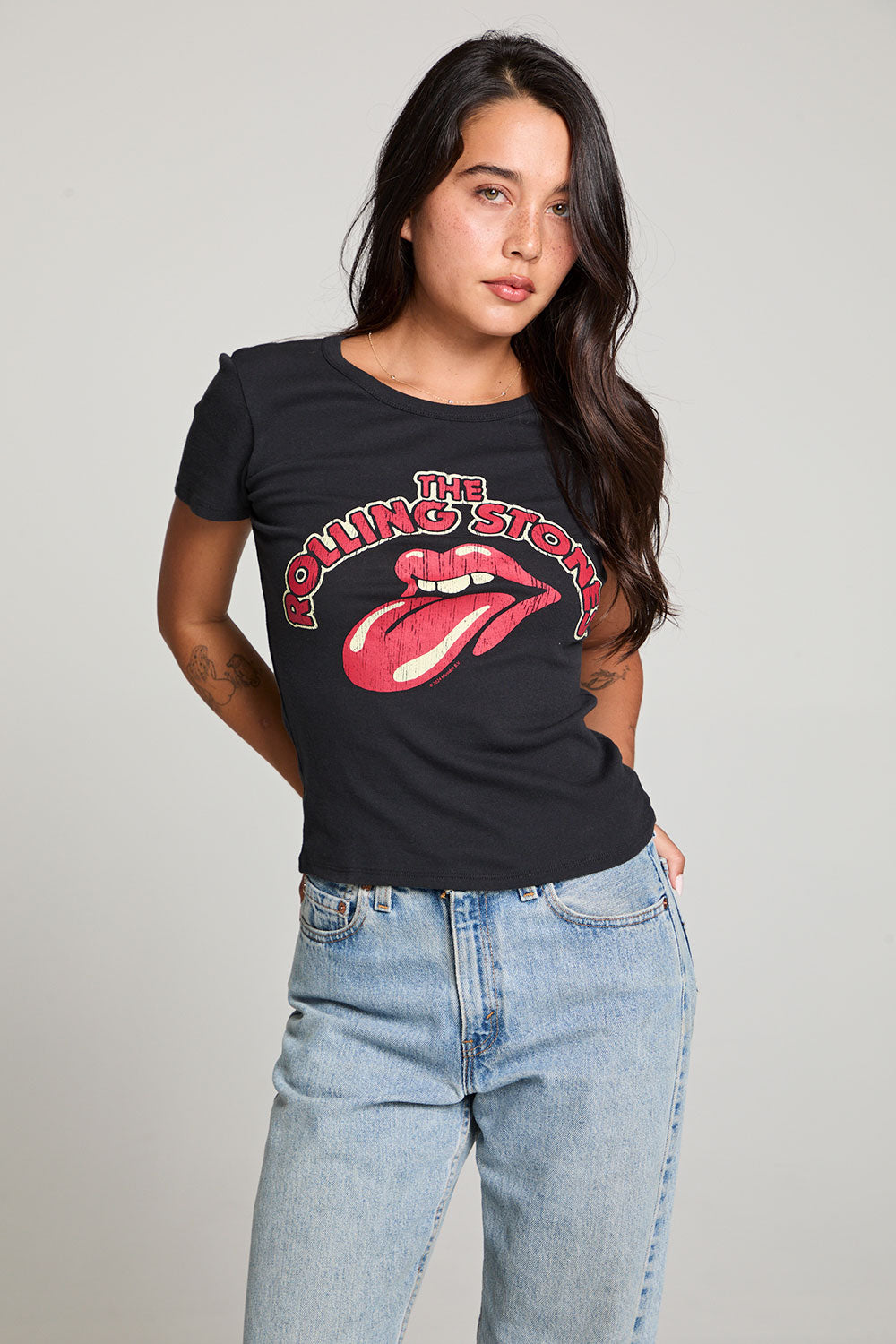 Rolling Stones Classic Logo Issaa Tee WOMENS chaserbrand