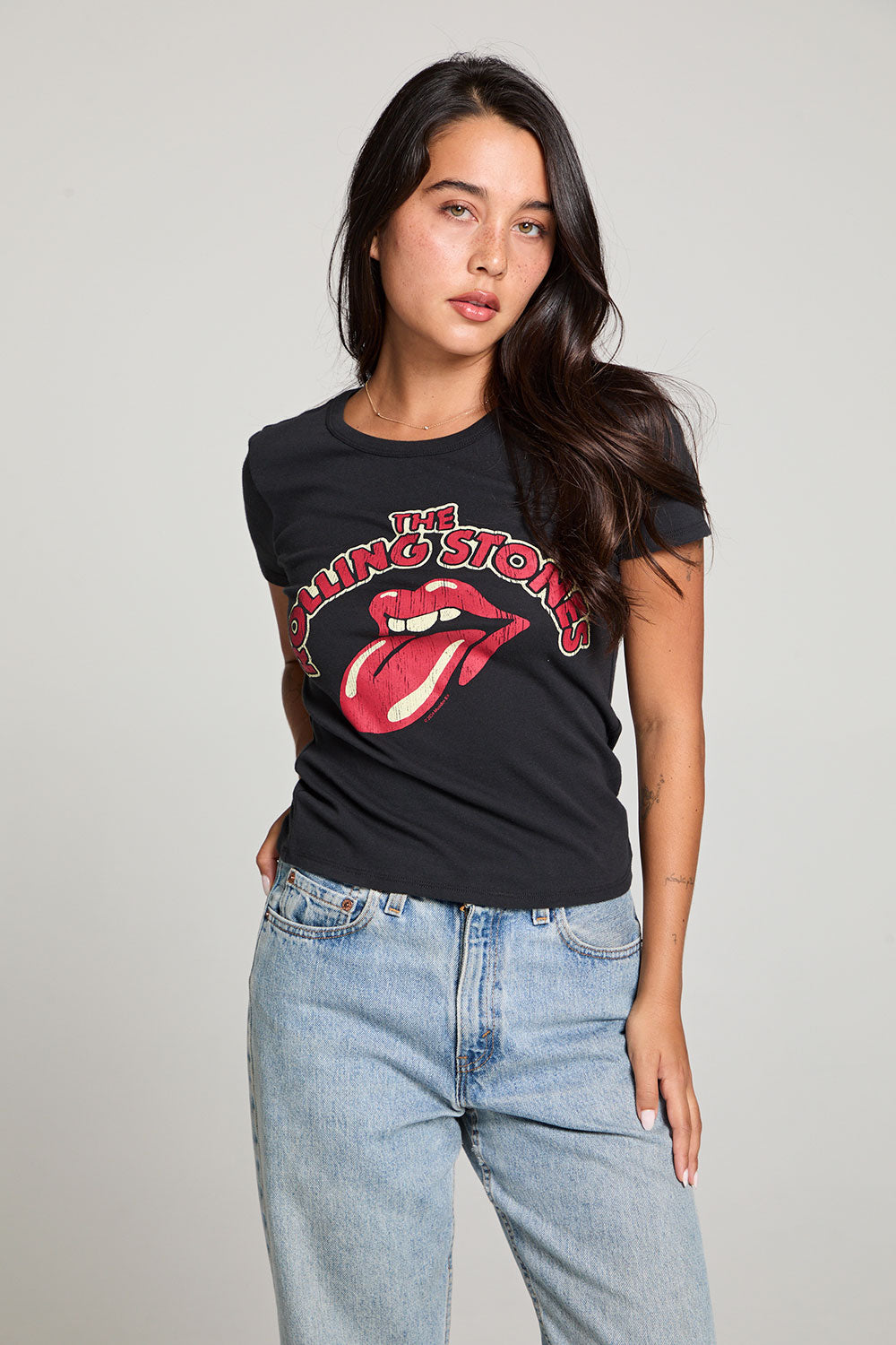 Rolling Stones Classic Logo Issaa Tee WOMENS chaserbrand