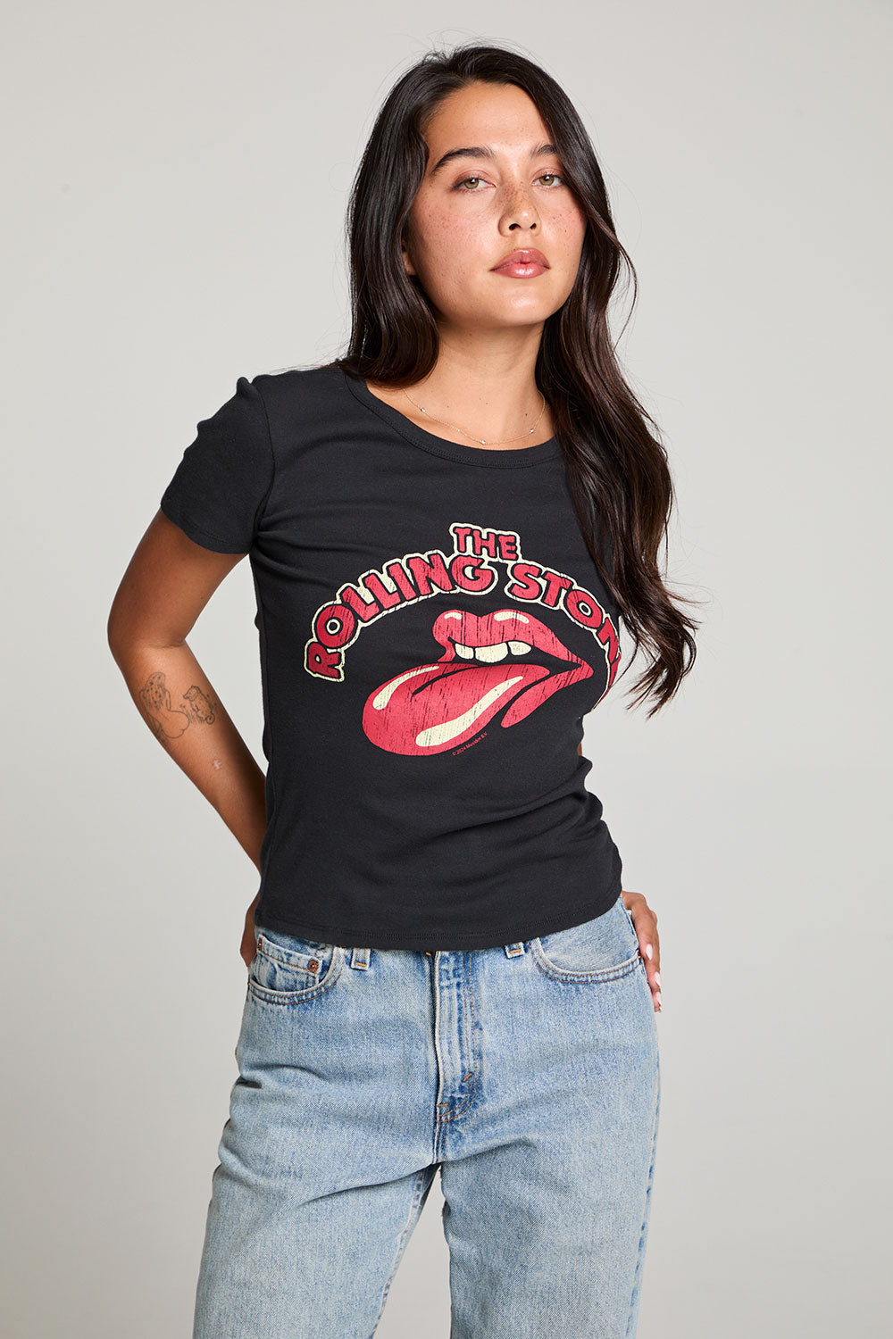 Rolling Stones Classic Logo Issaa Tee WOMENS chaserbrand