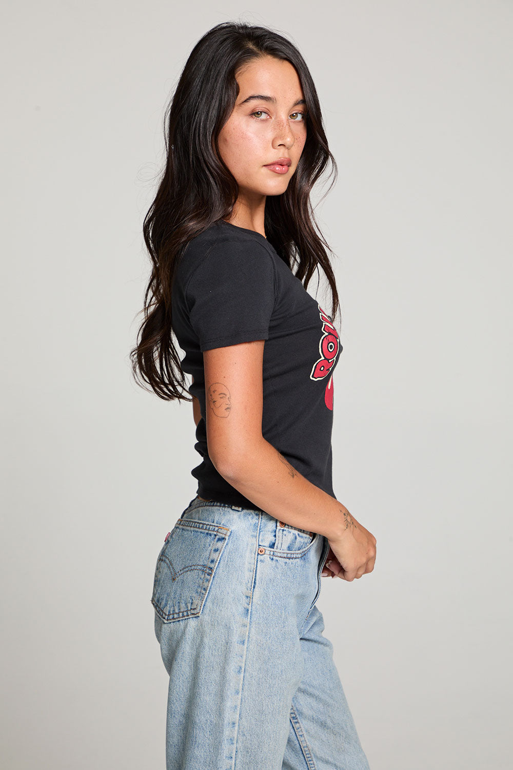 Rolling Stones Classic Logo Issaa Tee WOMENS chaserbrand