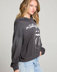 The Rolling Stones Stitched Tongue Logo Pullover Hoodie WOMENS chaserbrand