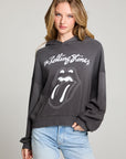 The Rolling Stones Stitched Tongue Logo Pullover Hoodie WOMENS chaserbrand