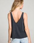 Clearise Licorice Black Tank WOMENS chaserbrand