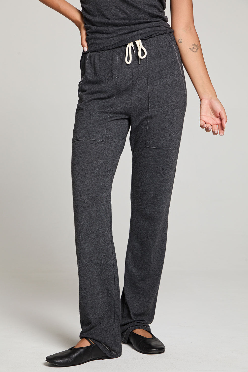Bellow Licorice Black Joggers WOMENS chaserbrand