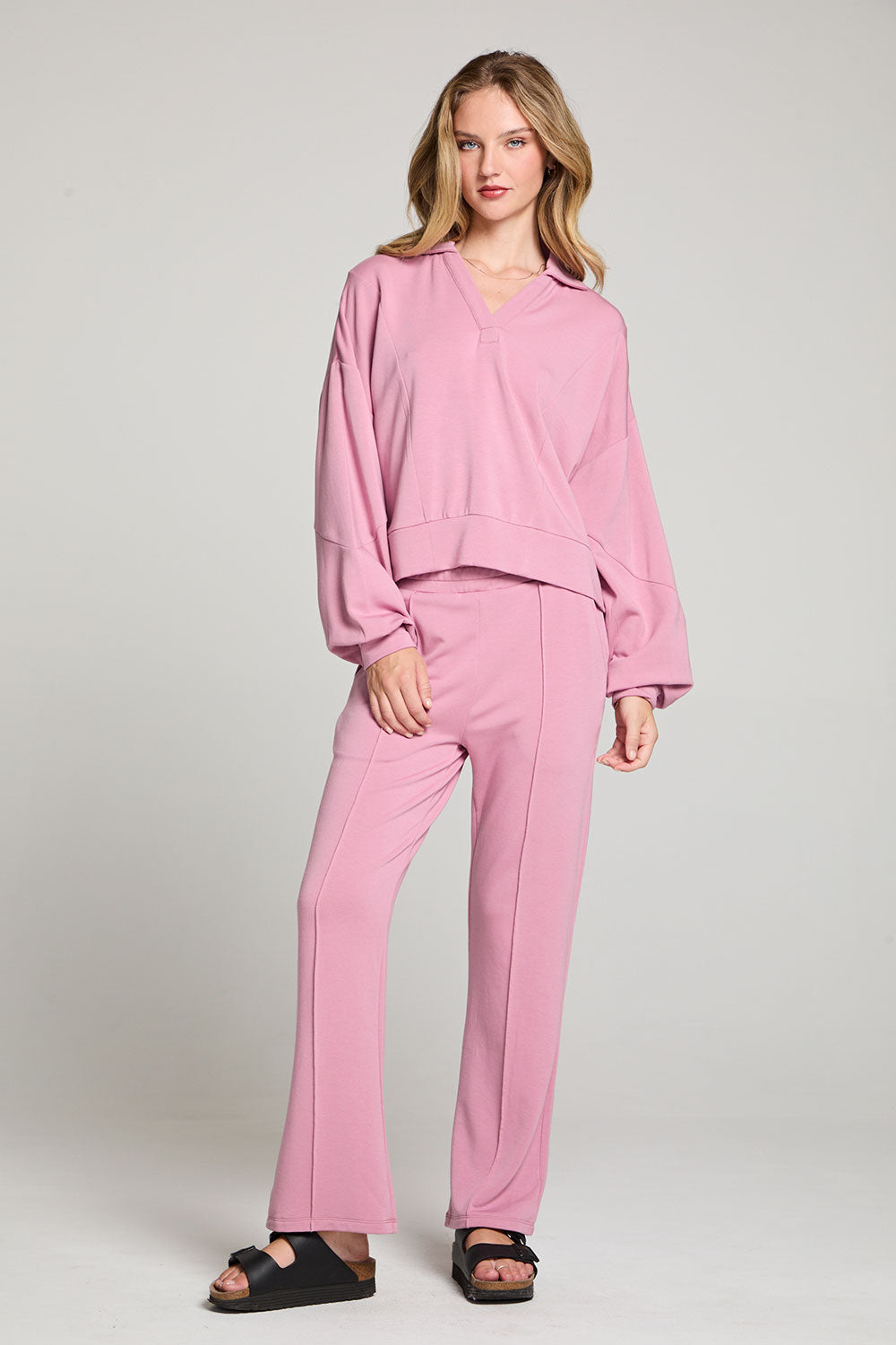 Fort Worth Ballet Slipper Pink Pillow Fleece Pullover WOMENS chaserbrand