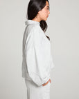 Fort Worth Pillow Fleece Heather Grey Pullover WOMENS chaserbrand