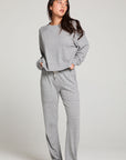 Boone Streaky Grey Long Sleeve WOMENS chaserbrand