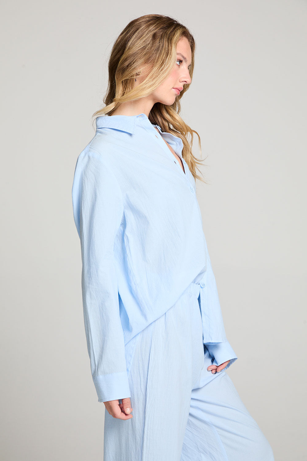 Paso Skyway Blue Button Up WOMENS chaserbrand