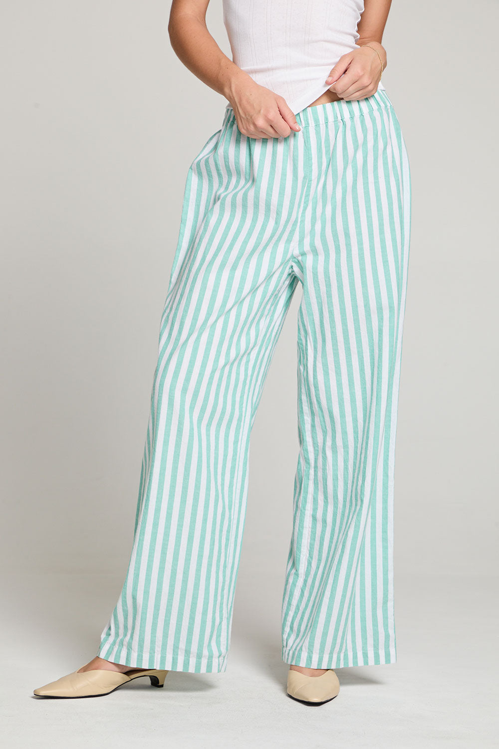 Leeee Aloe Stripe Trousers WOMENS chaserbrand