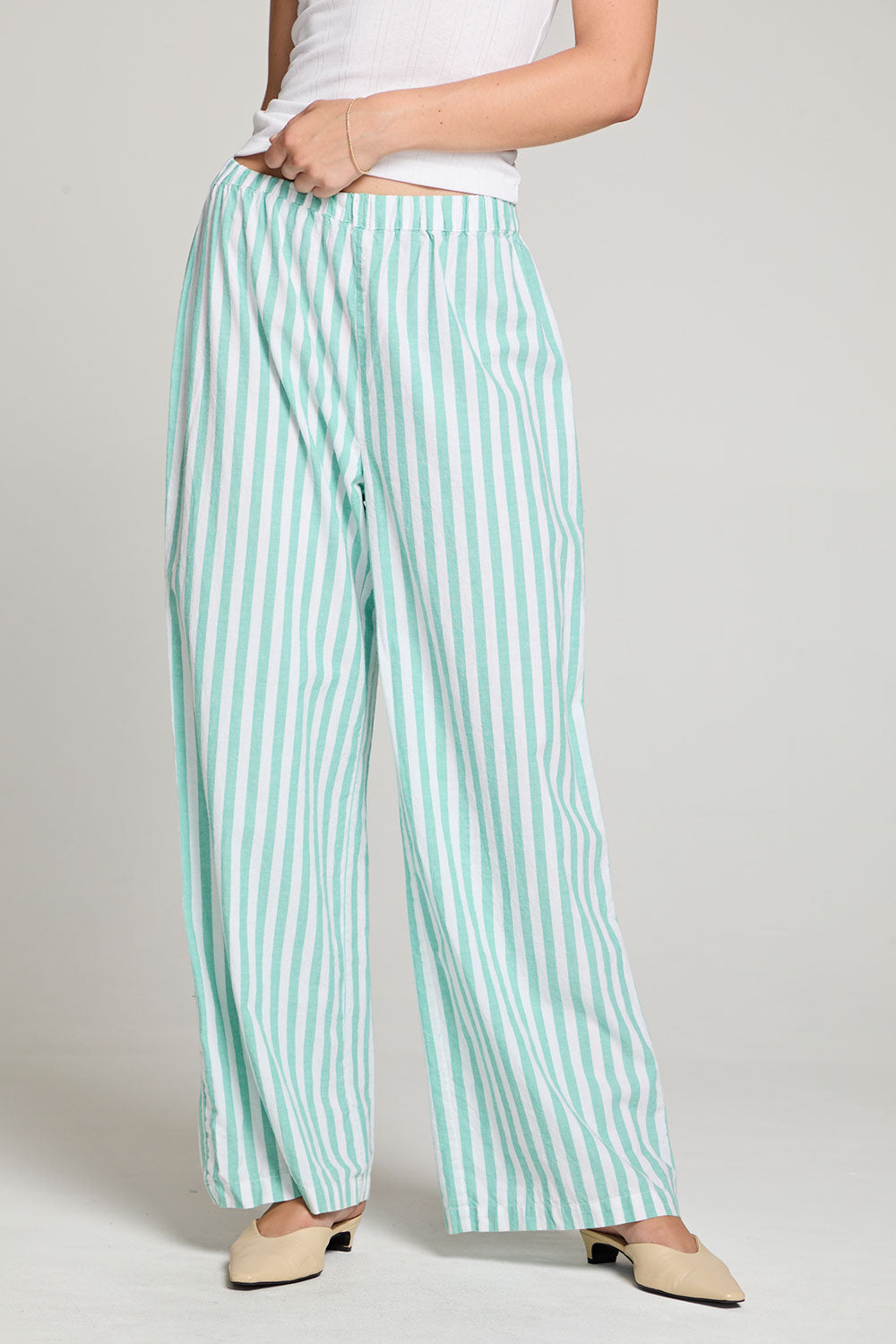 Leeee Aloe Stripe Trousers WOMENS chaserbrand