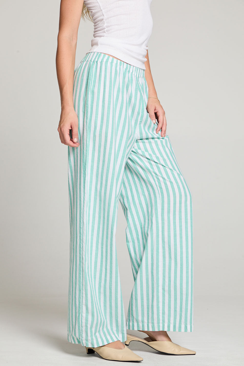 Leeee Aloe Stripe Trousers WOMENS chaserbrand