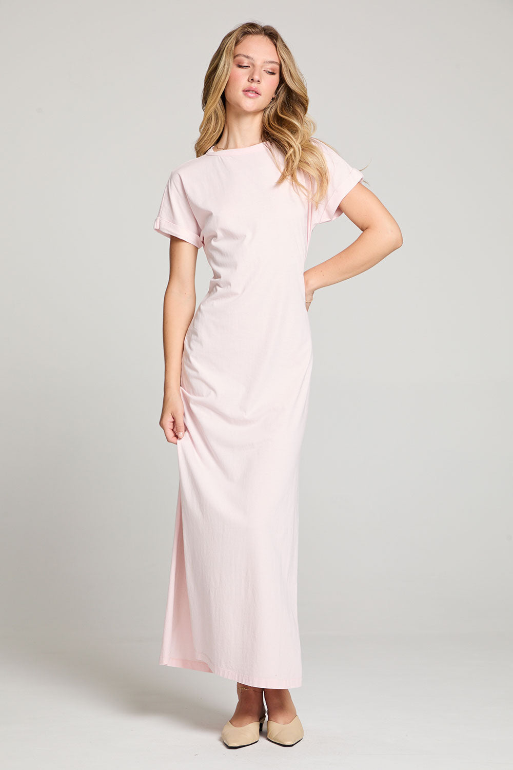 Saloonn Ballet Slipper Pink Maxi Dress WOMENS chaserbrand
