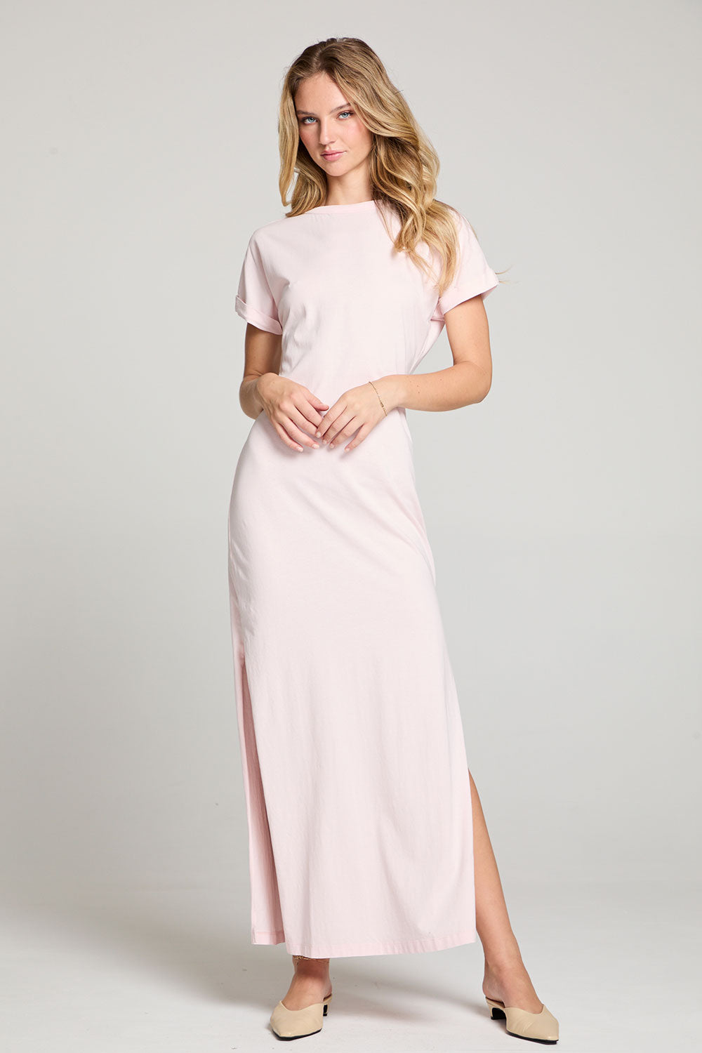 Saloonn Ballet Slipper Pink Maxi Dress WOMENS chaserbrand