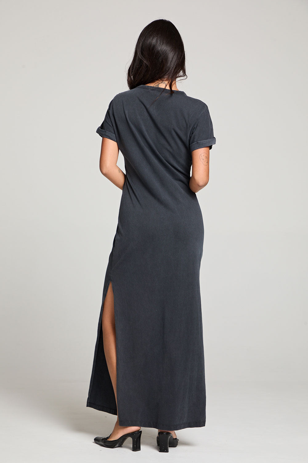 Saloonn Licorice Black Maxi Dress WOMENS chaserbrand