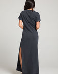 Saloonn Licorice Black Maxi Dress WOMENS chaserbrand