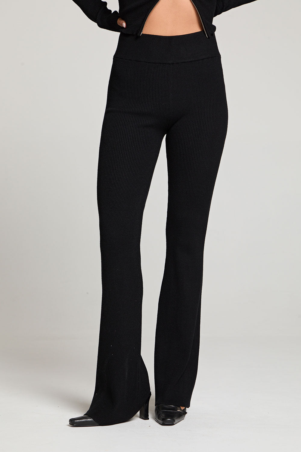 Partyy Licorice Black Flare Pant WOMENS chaserbrand