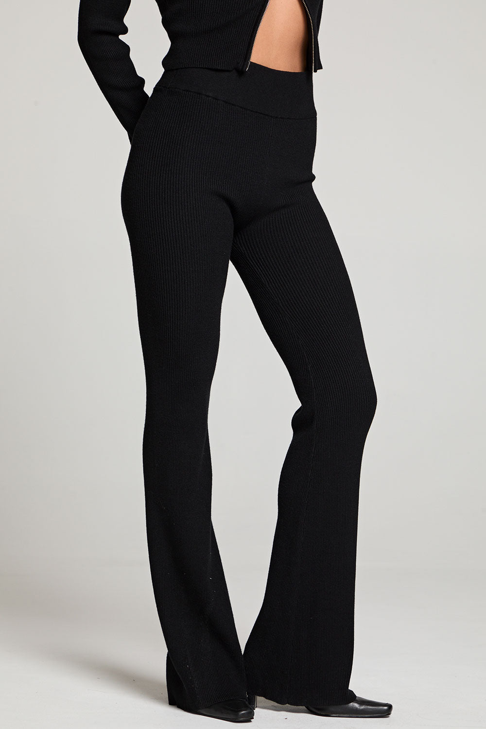 Partyy Licorice Black Flare Pant WOMENS chaserbrand