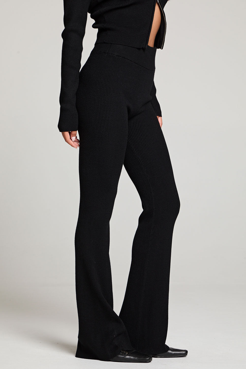 Partyy Licorice Black Flare Pant WOMENS chaserbrand