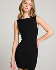 Reno Licorice Black Mini Dress WOMENS chaserbrand